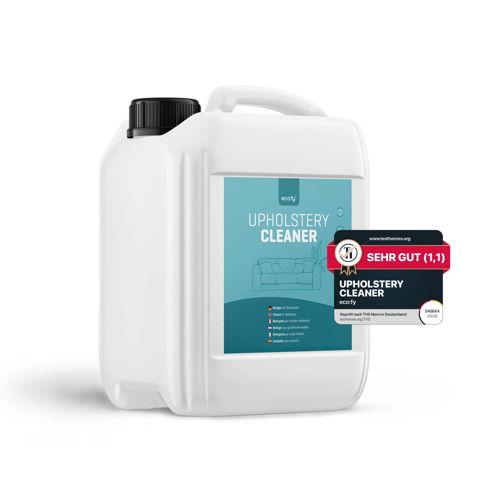 Eco:fy Polstermöbel-reiniger - Fleckentferner Gegen Schmutz - 2.5 L