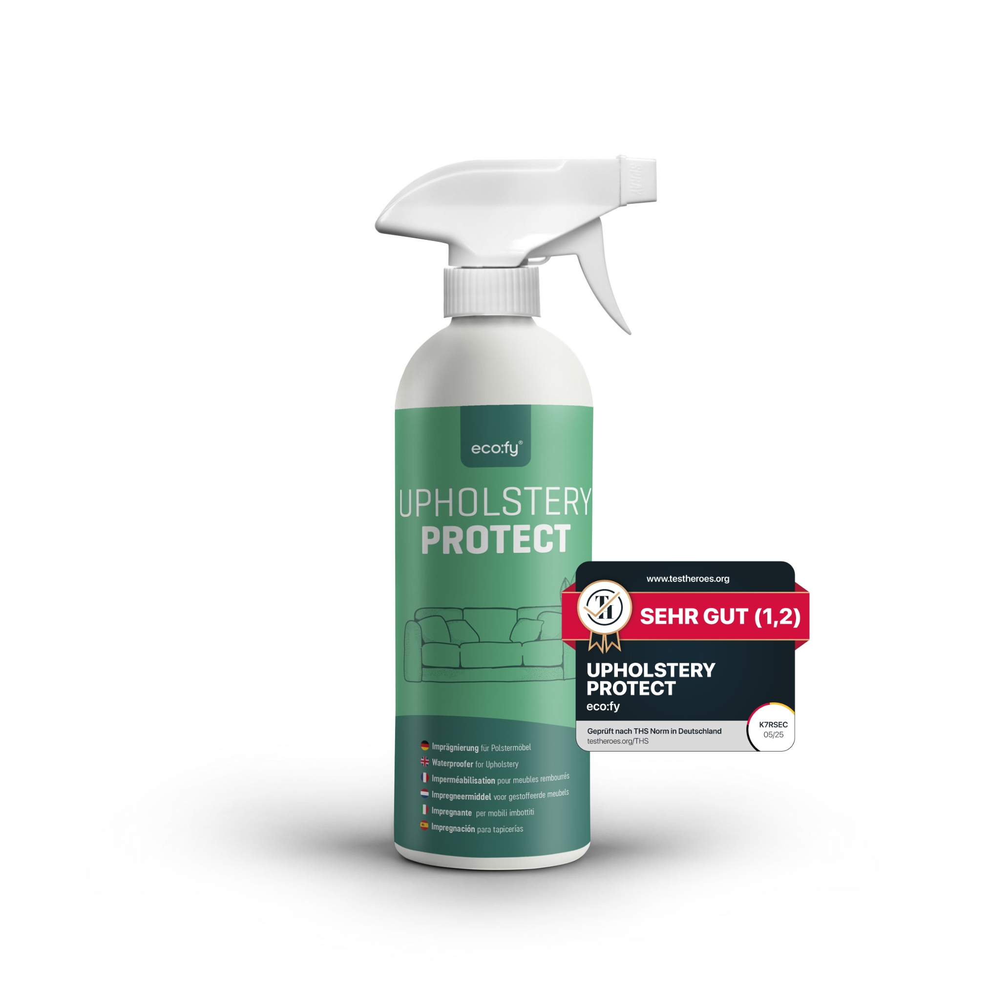 Eco:fy Polstermöbel-imprägnierspray - Möbel-schutz Gegen Flecken Und Schmutz - 0.5 L