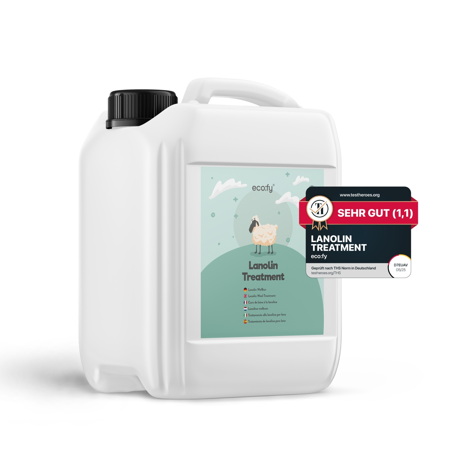 Eco:fy Lanolin-wollkur - Schonende Kur Zur Natürlichen Pflege - 2.5 L