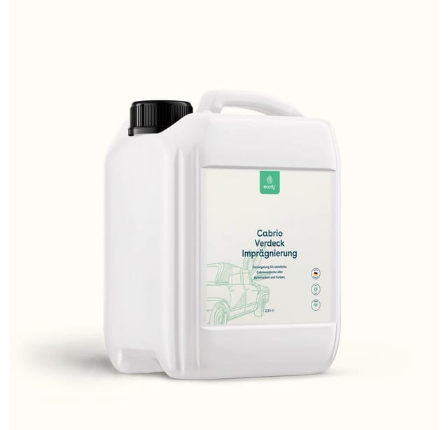 Eco:fy Cabrio-verdeck-imprägnierung - Wasserabweisende Behandlung Für Das Dach - 2.5 L