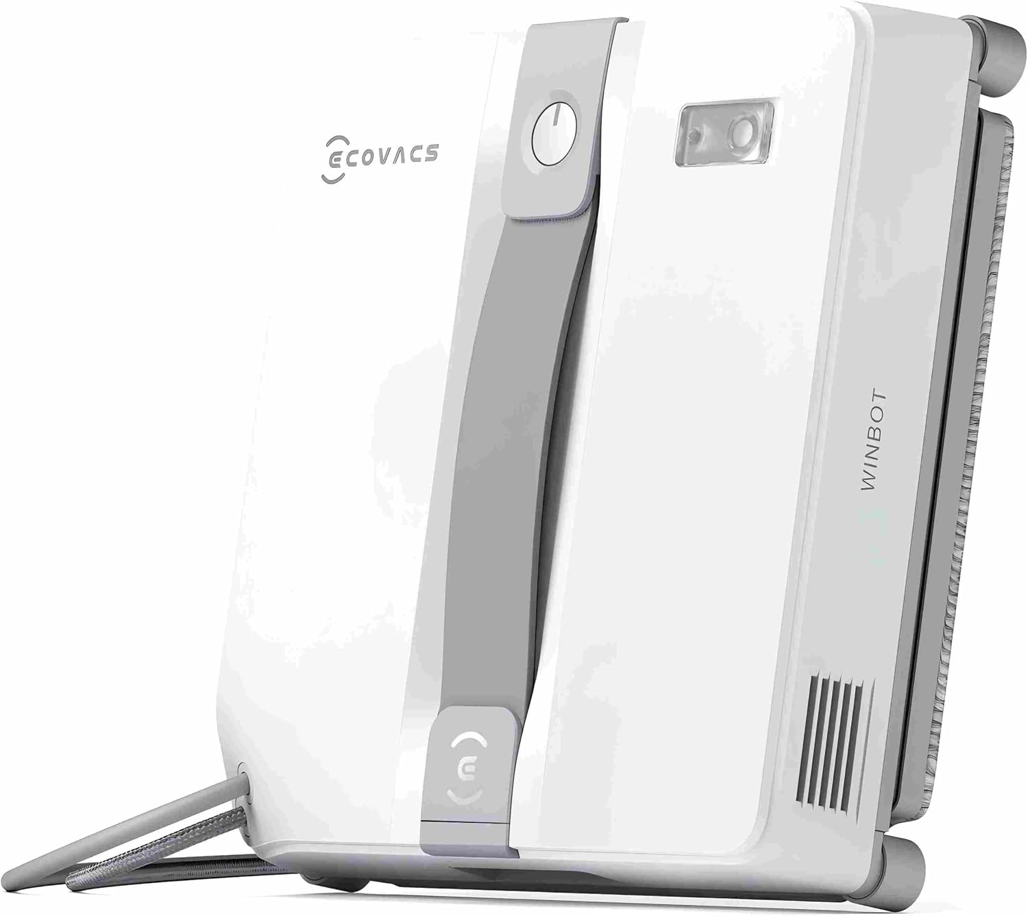 Ecovacs Winbot Mini Set Fensterputzroboter, Kompaktes Design, Doppel-düsen Mit Ultraschall-zerstäubung, 9-stufen-schutzsystem,