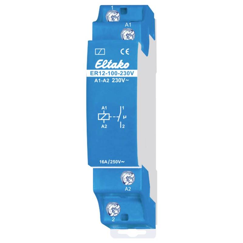[gebraucht] B-ware Eltako Schaltrelais Relais Er12-100-230v Reiheneinbaugerät Montage Tragschiene
