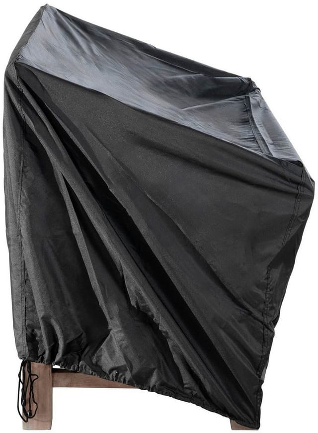 Abdeckhaube für Gartenbank 120cm schwarz