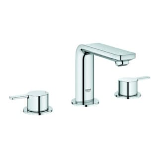 Grohe Lineare 3-Loch Waschtischbatterie, mit Ablaufgarnitur,