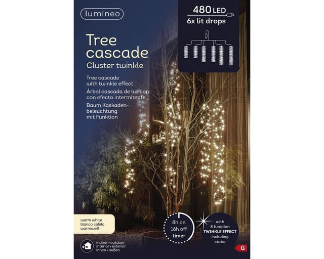 Led-lichtwasserfall Zur Dekoration, Länge 200 Cm