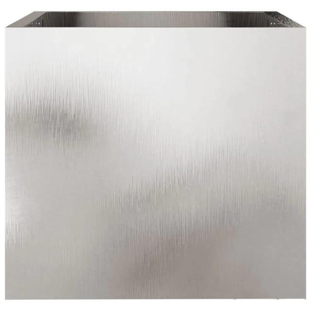 Pflanzkübel 2 Stk. Silbern 32x30x29 cm Edelstahl Vidaxl