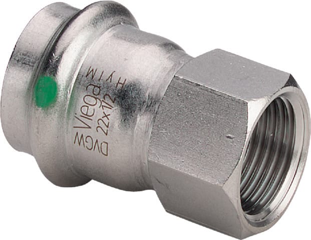 VIEGA Übergangsstück IG Sanpress Inox Edelstahl 28mmx3/4