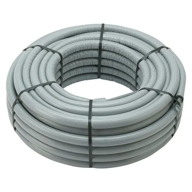 Viega - Rohr Raxofix 5302.5 mit 9mm Dämmung in 16x2,2mm Kunststoff grau