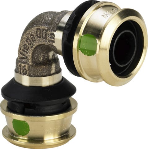 Viega - Raxofix Bogen 647032 32mm, 90Grad, mit SC-Contur, Siliziumbronze