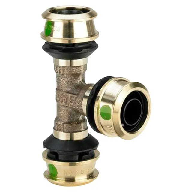 Viega - Raxofix T-Stück 647339 25mm, mit SC-Contur, Siliziumbronze