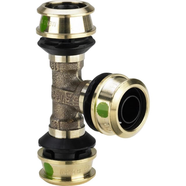 Viega - Raxofix T-Stück 647377 25x20x20mm, mit SC-Contur, Siliziumbronze