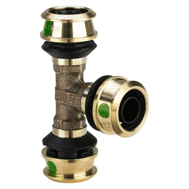 Viega - Raxofix T-Stück 647384 25x20x25mm, mit SC-Contur, Siliziumbronze