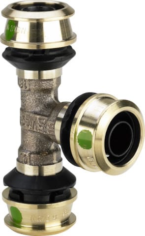 Viega - Raxofix T-Stück 647476 40mm, mit SC-Contur, Siliziumbronze