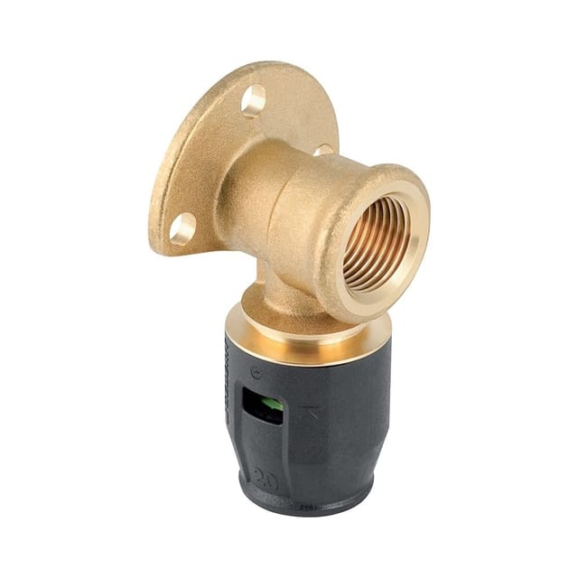 PushFit Armaturenanschluss 90° mit ig d 16mmxRp 1/2' aus Messing 650291 650291001 - Geberit