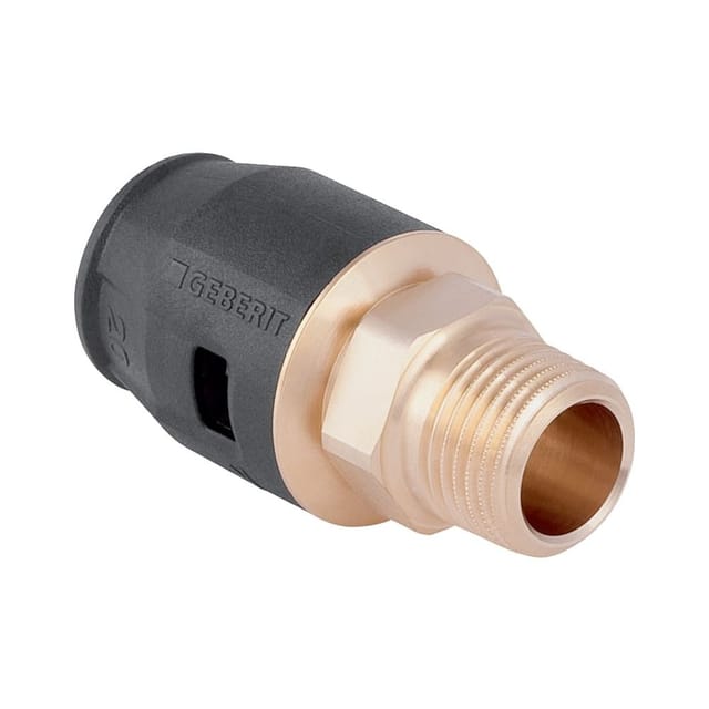 PushFit Übergang mit Außengewinde, CC499K, d 25mm, r 1' - Geberit
