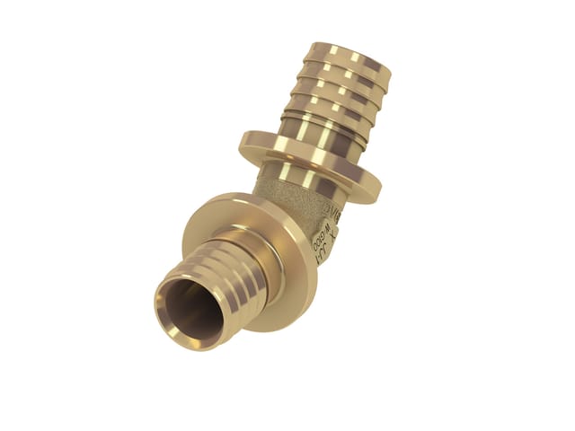 Tece - flex Winkelkupplung 45 Grad Dimension 25x25mm, Siliziumbronze