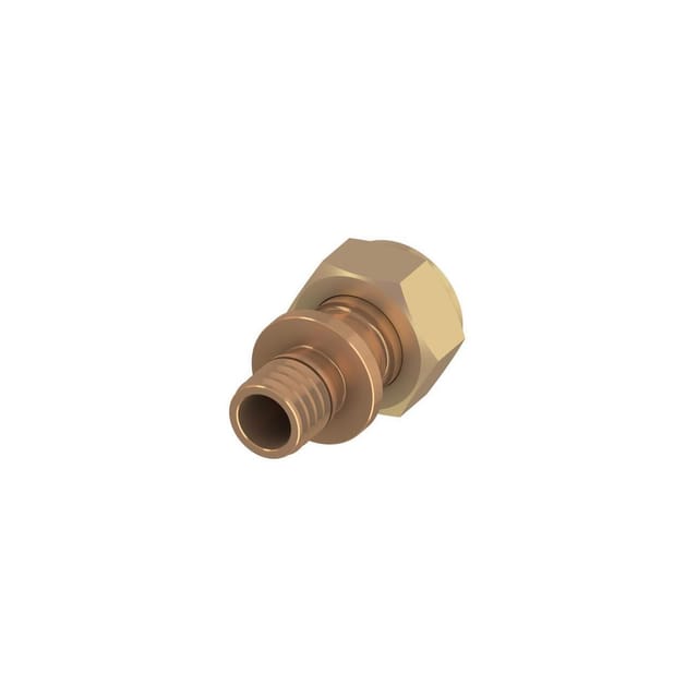 Tece - flex Verschraubung flachdichtend Dimension 20mm x 3/4', Siliziumbronze