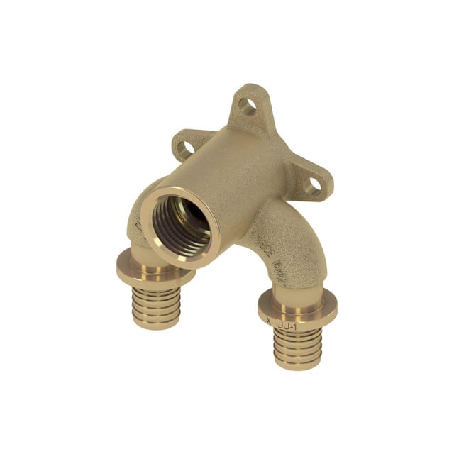 Tece - flex U-Doppelwandscheibe druckverlustoptimiert Dimension 20mm x Rp 1/2' x 20mm Siliziumbronze
