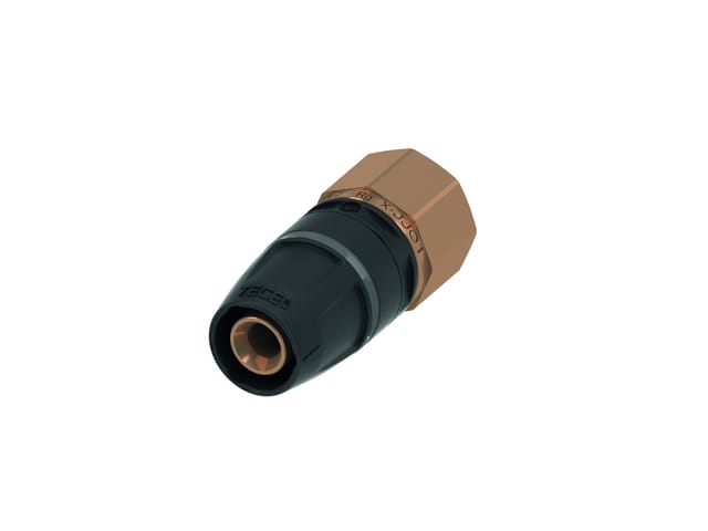 Tece - logo-Push Übergangsmuffe Dimension 25mm x Rp 1', Rotguss/Siliziumbronze