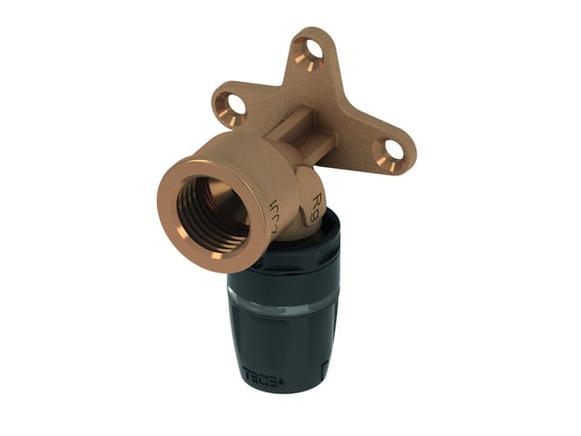 Tece - logo-Push Wandscheibe Dimension 20mm x Rp 1/2', Rotguss/Siliziumbronze