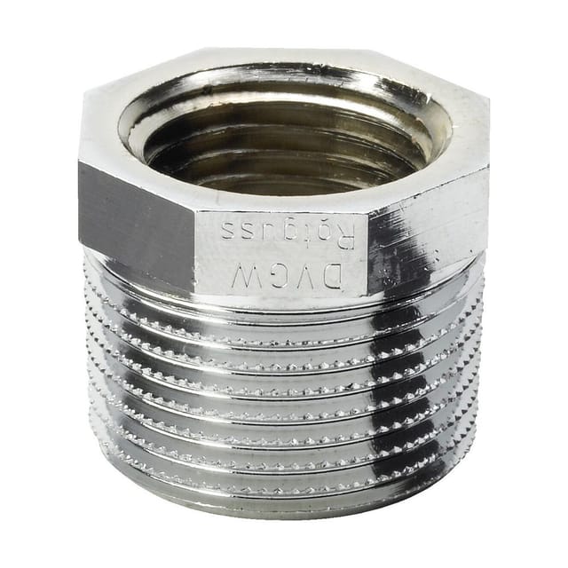 Viega - Reduzierstück 3241 3/4' x 1/2' R/Rp, Rotguss, verchromt