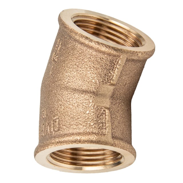 Bogen 45 Grad 3120 in Rp1 Rotguss - Viega
