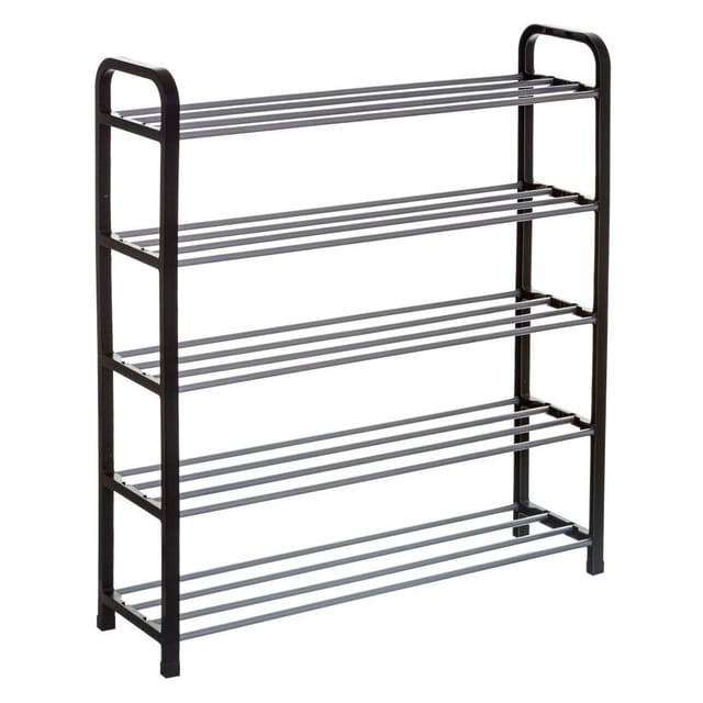 Schuhschrank, Bücherregal, Schuhregal, Schwarz