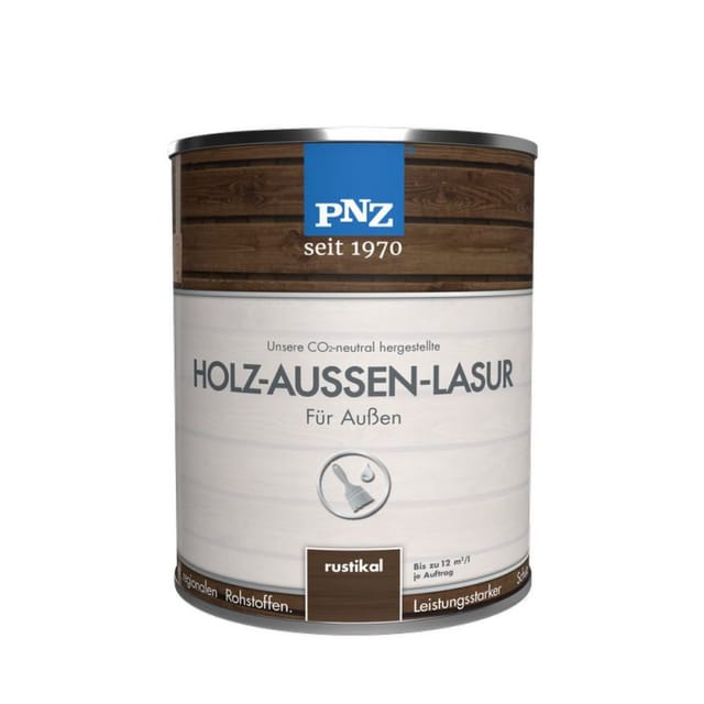 Holz-Außen-Lasur (palisander) 0,75 l - 07356 - PNZ
