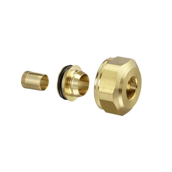Oventrop - Regusol Klemmringverschraubung dn 25 g 1" Überwurfmutter 18mm, 2-fach, Hülsen