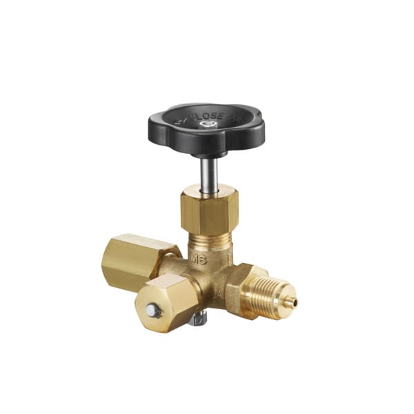 Oventrop - Manometerabsperrventil 1/2' Außengewinde, pn 250 Prüfzapfen, Messing Niro