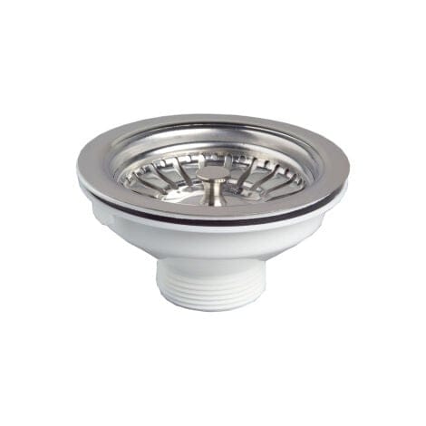 90 mm Spülbeckenablauf mit Korb, 6/4" Gewinde