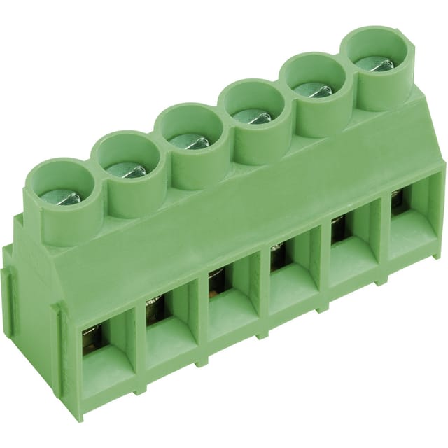 PTR Hartmann 50840030201D Schraubklemmblock 4.00 mm² Polzahl 3 Grün 1 St.
