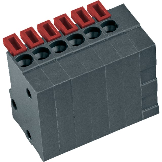 PTR Hartmann 54791050421E Federkraftklemmblock 0.75 mm² Polzahl 5 Basalt-Grau 1 St.