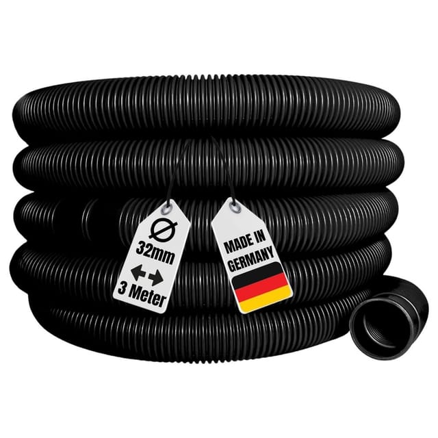 Aquaristikwelt24 - 3 Meter 32mm 1 1/4' Solarschlauch Poolschlauch Muffenabstand 1,5m