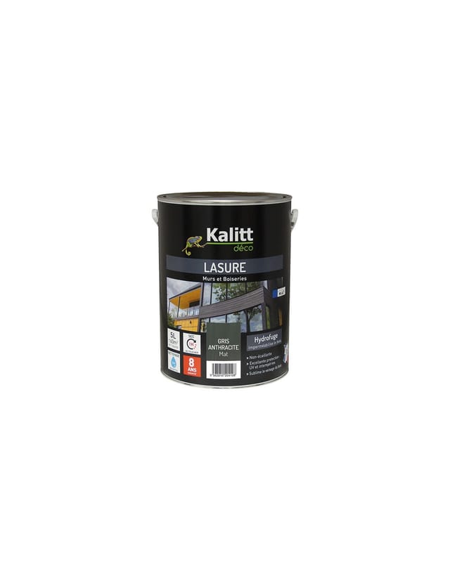 Kalitt Lasure 8 Jahre Die Modernen Grau Anthrazit Acryl M - Kalitt Deco