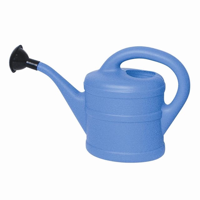 Geli - Gießkanne , 1 Liter, aus Kunststoff in blau, 25x85x17 cm, mit extralanger und präziser Gießtülle
