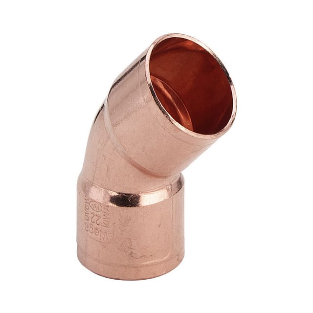 Viega Bogen 110420 10 mm, 45°, Kupfer