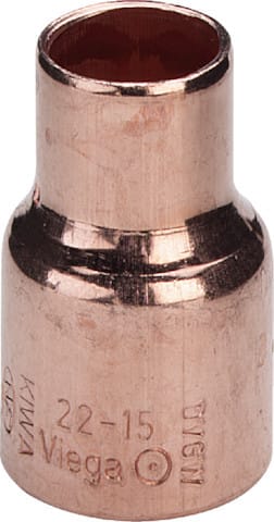 Muffe reduziert Lötmuffe i/i 95240 in 22x15mm Kupfer 101565 - Viega