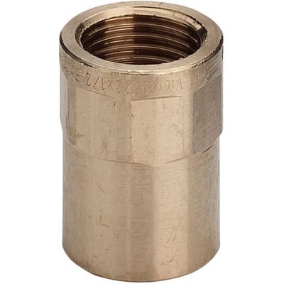 Viega Italia Srl - Viega Übergangsmuffe 117597 42 mm x Rp 1 1/2, Rotguss