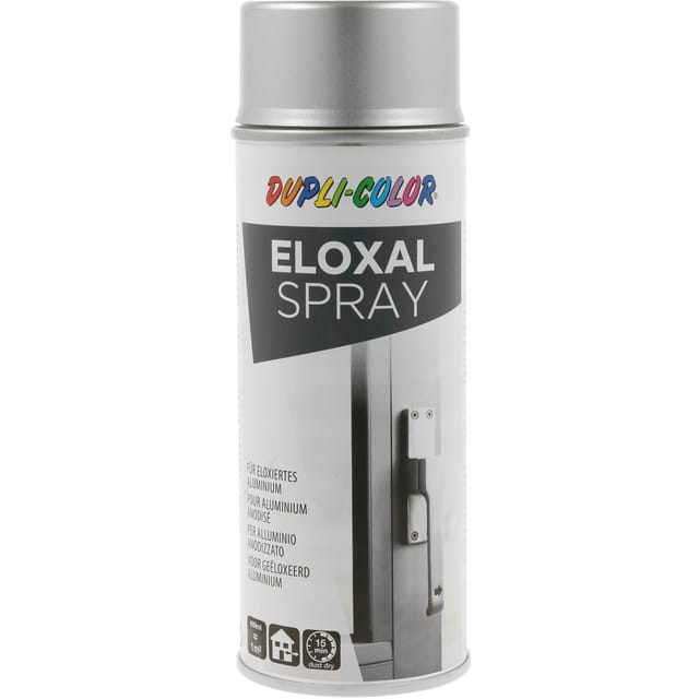European Aerosols - Dupli-Color Eloxal Spray 400ml silber