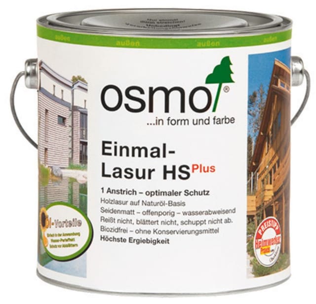 Einmal-Lasur hs Plus Teak 2,50 l - 11101425 - Osmo