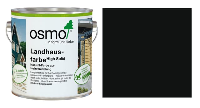 Landhausfarbe Schwarzgrau 0,75 l - 11400013 - Osmo