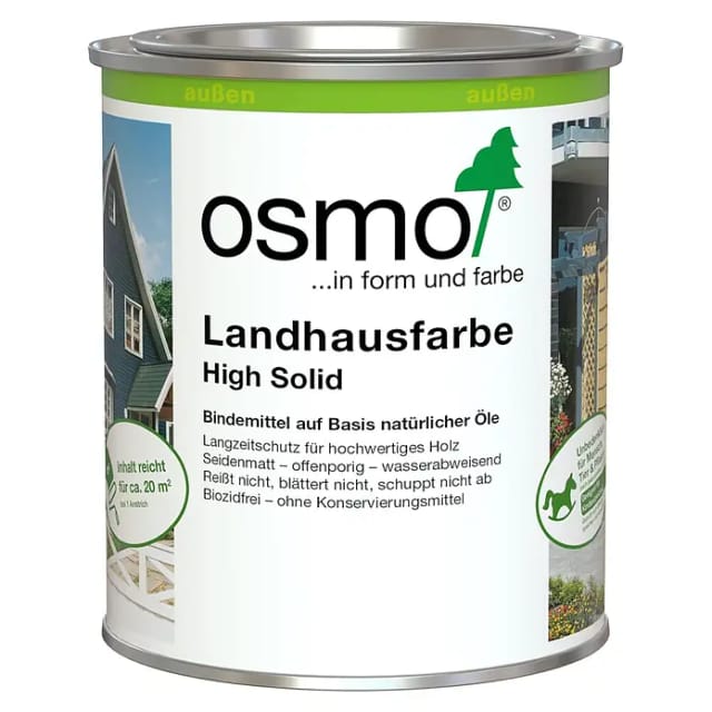 Landhausfarbe Verkehrsgrau a 0,75 l - 11400149 - Osmo