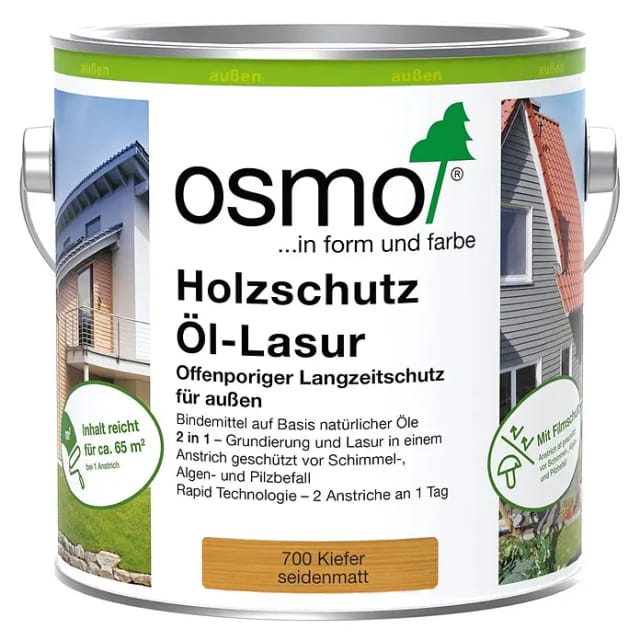 Holzschutz-Öl Lasurfarbe 700 Kiefer 2,5L - Osmo
