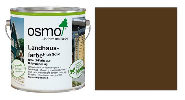 2606 Landhausfarbe Mittelbraun 2,5 Ltr - Osmo