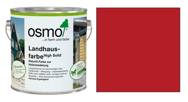 Osmo - 2311 Landhausfarbe Karminrot 2,5 Ltr
