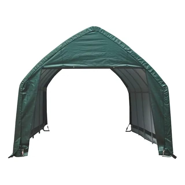 Shelter Logic Foliengarage, Weidezelt 'In-A-Box', 390 x 610 cm, grün, 23,8m²