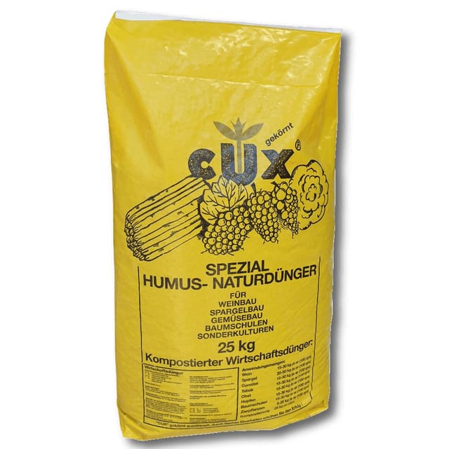 Cuxin - Humuskorn gebröselt 25 kg Gartendünger Naturdünger Universaldünger Gemüse