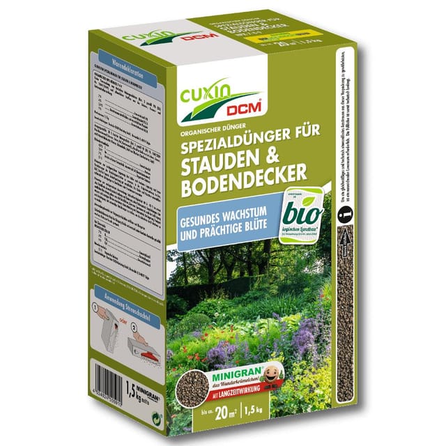 Dünger für Stauden und Bodendecker 1,5 kg Blumendünger Beetdünger - Cuxin