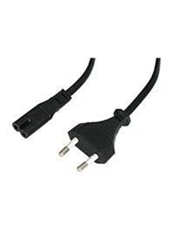Strom Anschlusskabel [1x Euro-Stecker - 1x Kleingeräte-Buchse C7] 3.00 m Schwarz - Lindy